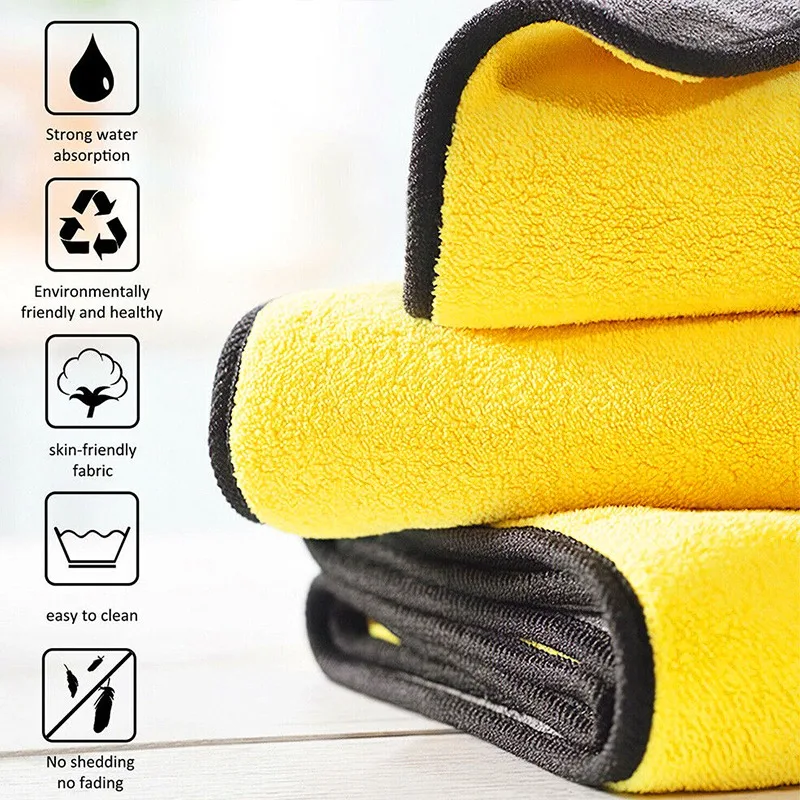 10/1Pcs Microfiber Cleaning To - đánh giá và giá Microfiber Towel Detailing
