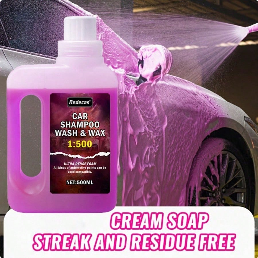 500ml Pink Foam Car Wash Soap, - đánh giá và giá Car Wax Ceramic Coating