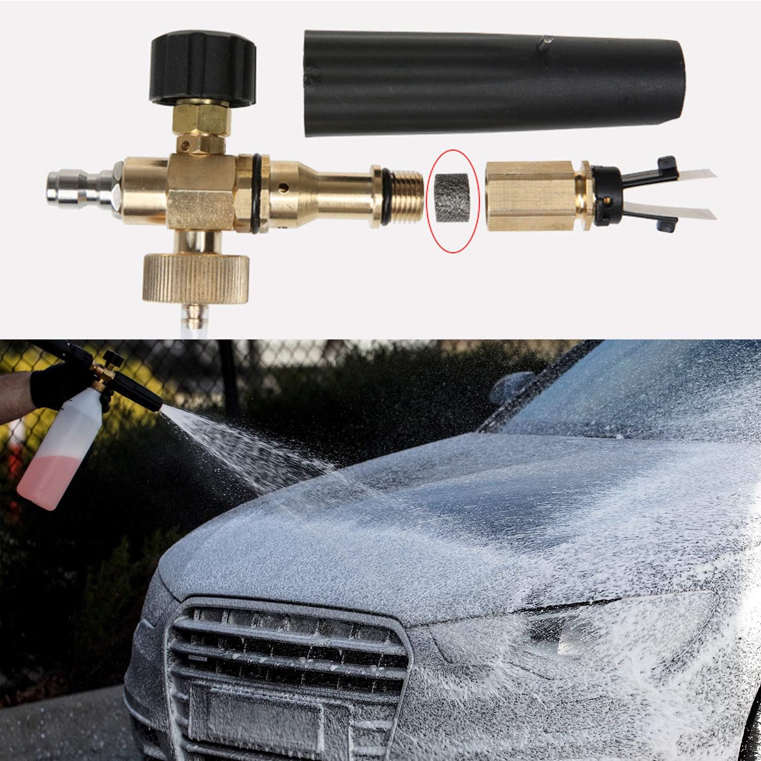 4Pcs High Density Foam Lance C - đánh giá và giá Foam Cannon Car Wash